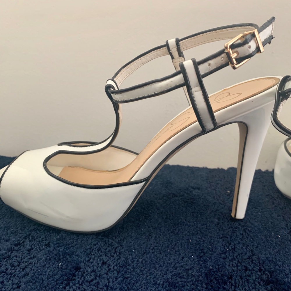 Jessica Simpson ankle strap shoes
